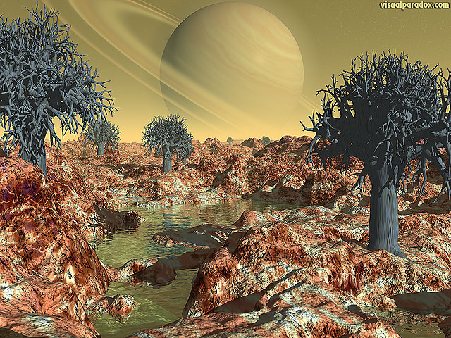 3d planet wallpaper. Free 3D Wallpaper 'Alien Planet' 640x400. Alien Planet