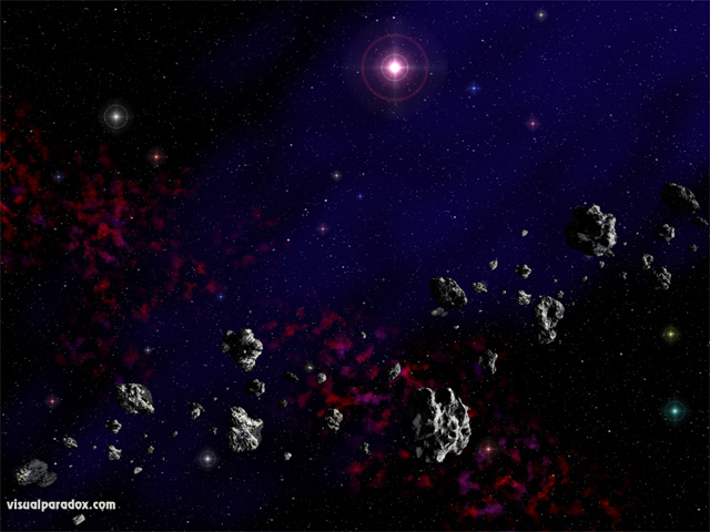 Free 3D Wallpaper 'Space Dust' 640x400