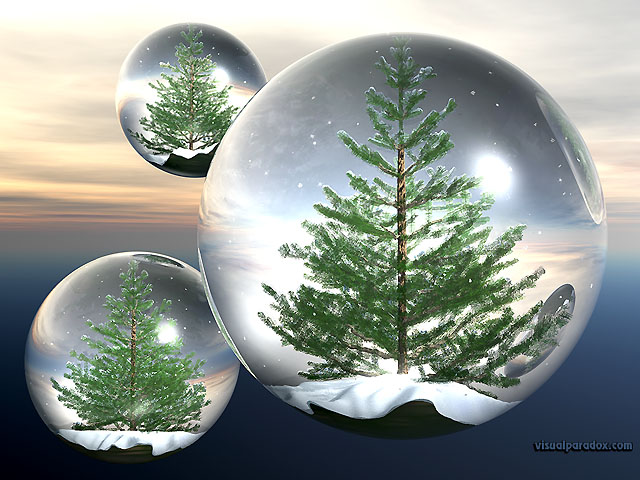 Free 3D Wallpaper 'Winter Aerium' 640x400