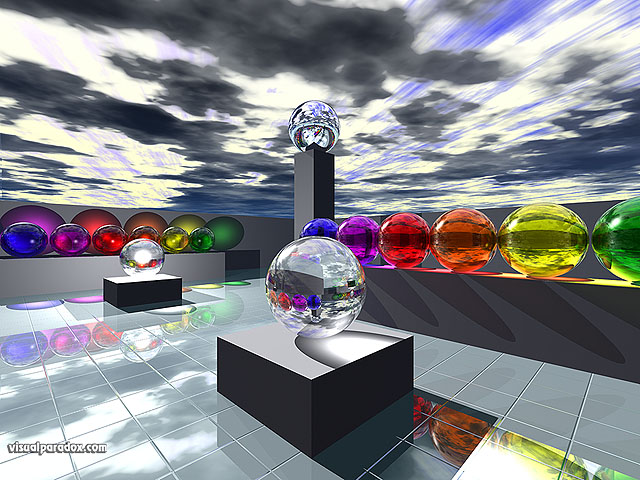 hues, glass, sphere, primariy, abstract, clouds, rainbow, balls, spheres, free, 3d, wallpaper