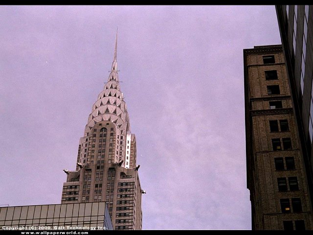 'Chrysler Building' 640x480 Free 3D Wallpaper