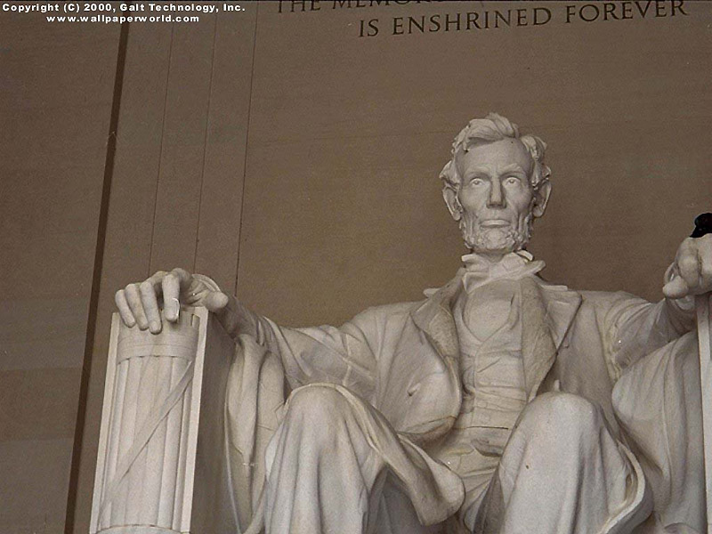 'Lincoln Memorial' 800x600 Free 3D Wallpaper