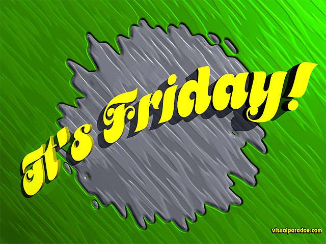 Free 3D Wallpaper 'It's Friday!' 640x400
