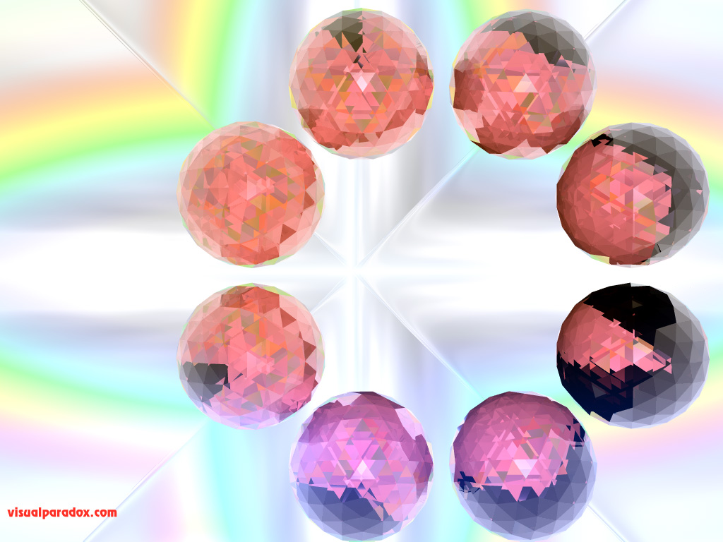 jewels, sparkle, kaleidoscope, rainbow, colorful, abstract, 3d, wallpaper