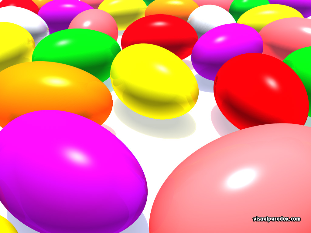 easter, holiday, candy, colorful, sweets, 3d, wallpaper