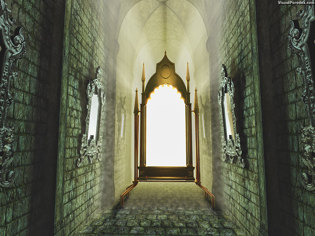ancient, architecture, background, black, building, corridor, dark, empty, entrance, evil, floor, frame, furniture, glass, gothic, grunge, hall, hallway, inside, interior, light, magic, mirror, old, ornate, perspective, reflection, room, scry, spooky, stone, style, superstition, vestibule, wall, white, witch, 3d, wallpaper