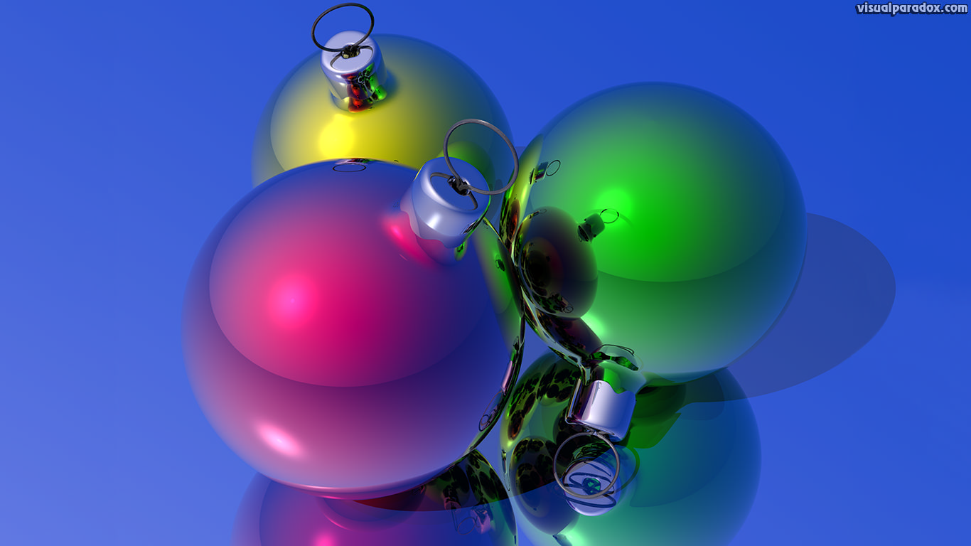 christmas, holiday, x-mas, decorations, glass, balls, bulbs, ball, 3d, wallpaper