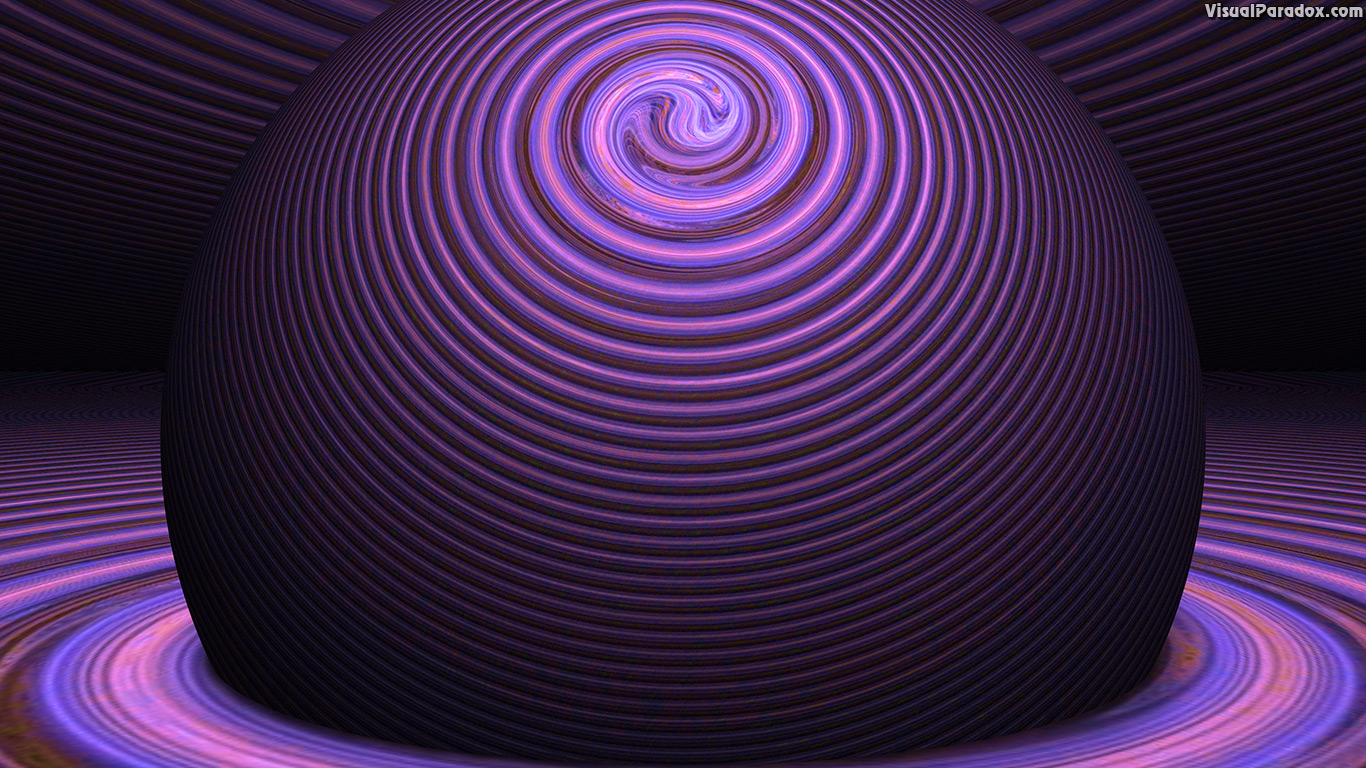 ball, sphere, purple, swirl, symetrical, abstract, 3d, wallpaper
