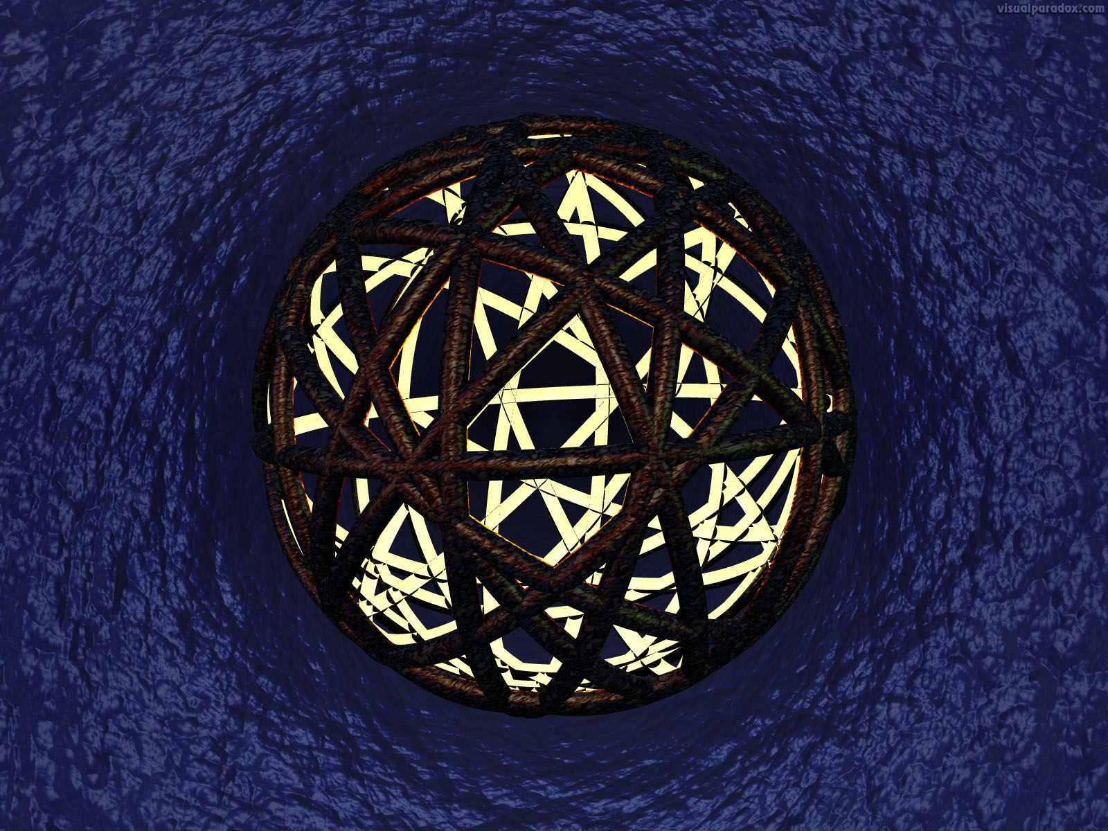 sphere, ball, vortex, whirlpool, waves, wrap, light, 3d, wallpaper