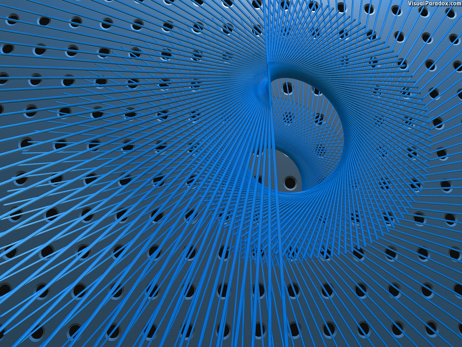 vortex, whirlpool, twist, spin, recursive, medal, plate, grill, grid, stereo, speaker, holes, abstract, 3d, wallpaper