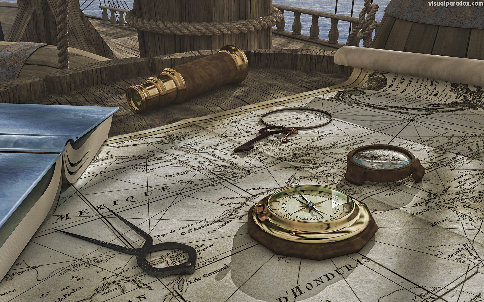antique, atlas, background, boat, brown, caribbean, caribe, central america, classic, closeup, compass, direction, dirty, east, explore, find, geography, instrument, journey, latitude, locate, longitude, magnetic, magnify, map, measurement, mexico, nautical, navigate, navigation, north, old, orientation, paper, pirate, position, retro, rope, sail, scope, sea, search, ship, shipping, south, spyglass, steering, success, survey, telescope, tool, travel, treasure, vintage, way, west, 3d, wallpaper