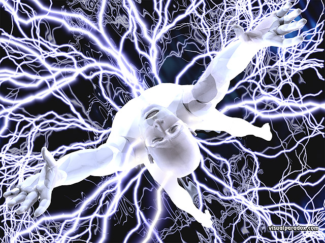 lightning, electricity, shock, charge, man, electrocution, bolts, free, 3d, wallpaper