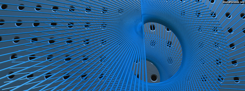 facebook, coverphoto, cover, vortex, whirlpool, twist, spin, recursive, medal, plate, grill, grid, stereo, speaker, holes, abstract, 3d