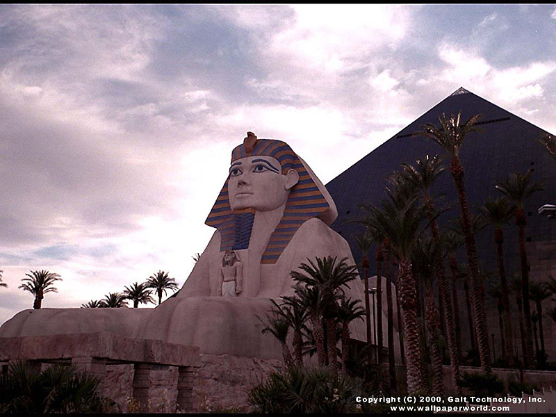 'Sphinx in Las Vegas' 800x600 Free 3D Wallpaper