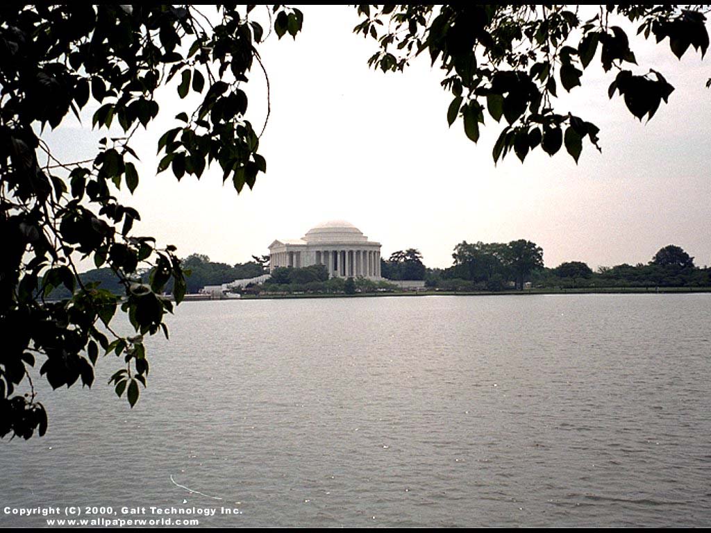 'Jefferson Memorial' 1024x768 Free 3D Wallpaper