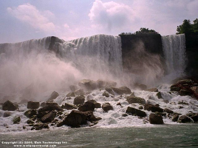 'Niagara Falls' 640x480 Free 3D Wallpaper