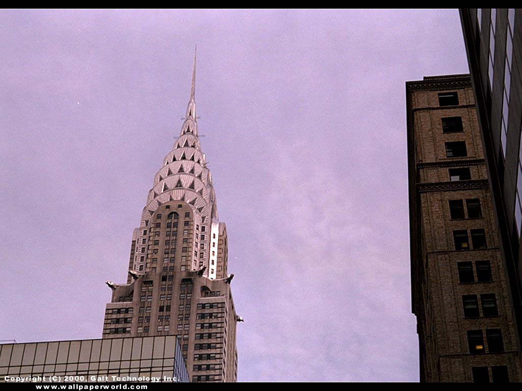 'Chrysler Building' 1024x768 Free 3D Wallpaper