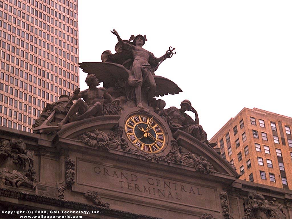 'Grand Central Station' 1024x768 Free 3D Wallpaper