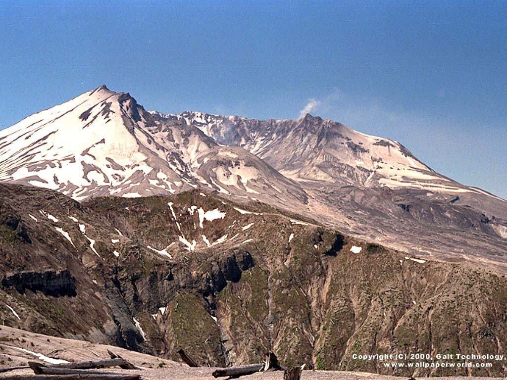 'Mount Saint Helens' 1024x768 Free 3D Wallpaper